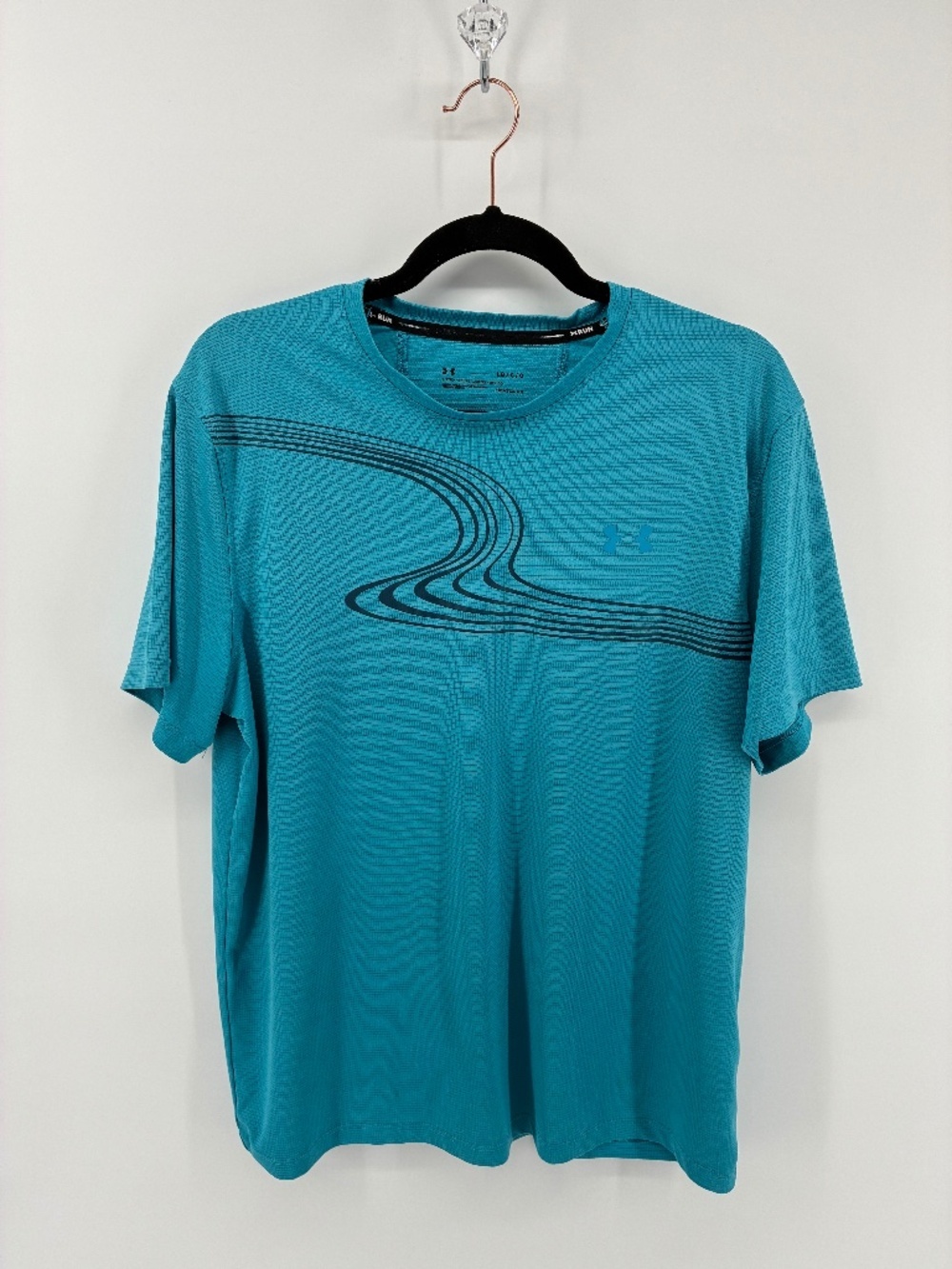 Under Armour Fitted Turquoise HeatGear Shirt